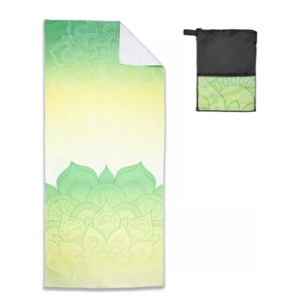 Mandala Beach Towels, 30x70‎ in, Oversized Beach Towel w/ Travel Bag, Microfiber
